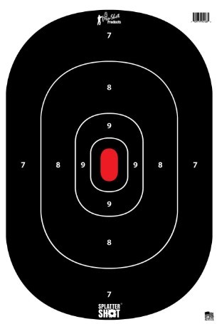 PROSHOT 12IN X 18IN SILHOUETTE INSERT - TAG PAPER SPLATTER SHOT TARGET - 8 QTY. PACK SILH-INTP-8PK - Taurus Savings